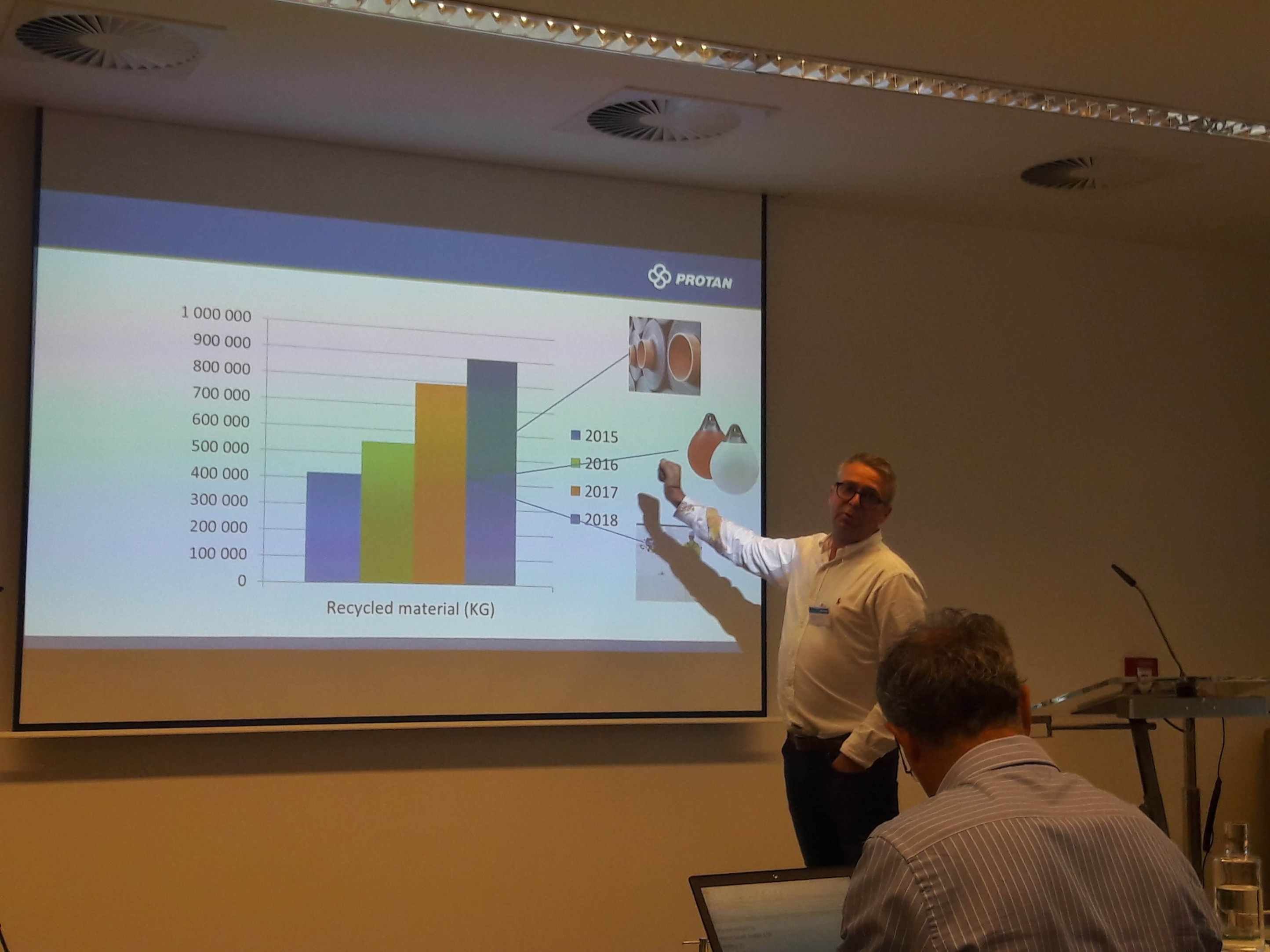 Hakon Nyberg během své prezentace