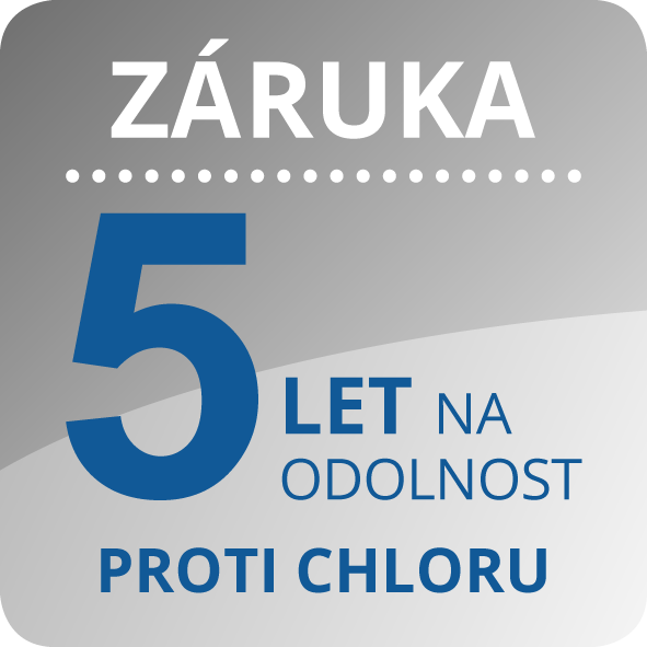 5 záruka proti chlóru Ultimate Border